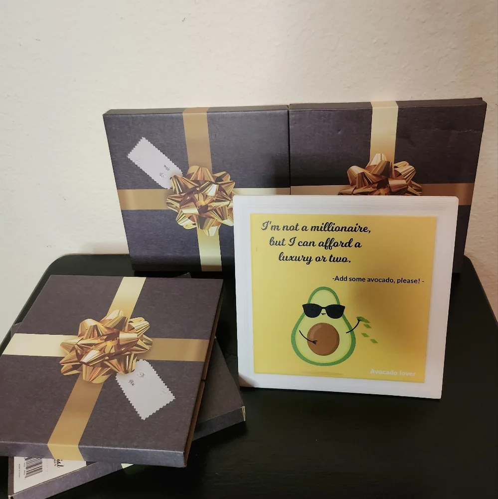Avacado Lovers Decorative Pic w/Gift Box - Picture 11 of 12